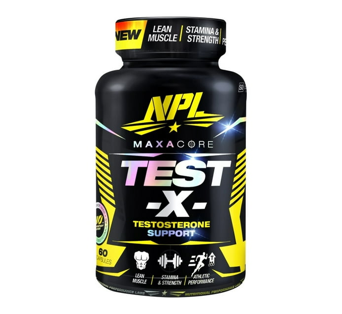 NPL Maxacore Testosterone Support 60 Capsules